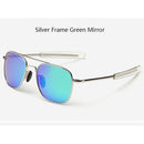 Fashion Black American Army MILITARY Polarized Pilot Sunglasses Mens Brand American Optical Polarized Sun Glasses Oculos De Sol