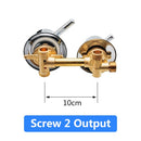 2/3/4/5 Ways Water Outlet Screw Thread Center Distance 10cm 12.5cm Mixing Valve Brass Bathroom Shower Mixer Faucet Tap Cabin