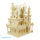 wooden Dollhouse Miniature furniture toy DIY assembly dolls house mini doll house for girls gifts children 3D puzzles toys