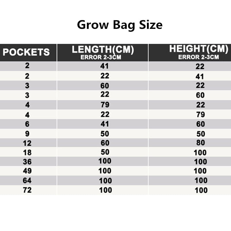 Wall Hanging Planting Bags 24 Size Pockets Green Grow Bag Planter Vertical Garden Vegetable Living Bonsai Bag Flower Home Supply