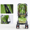 stroller rain cover Transparent Wind Dust Shield Zipper Open Raincoat stroller accessories rain cover For Baby stroller cover