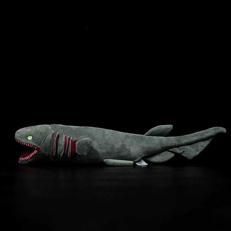 52cm Length Lifelike Frilled Shark Plush Toy Soft Six-gill Shark Plush Realistic Sea Animals Stuffed Toys Gift For Kids