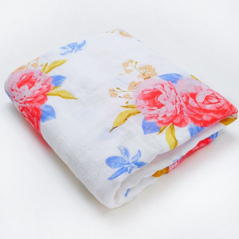 Muslinlife Cotton Bamboo Baby Receiving Blanket Soft Newborn Baby Blanket Bath Towel Infant Muslin Swaddle Wrap Baby Accessories