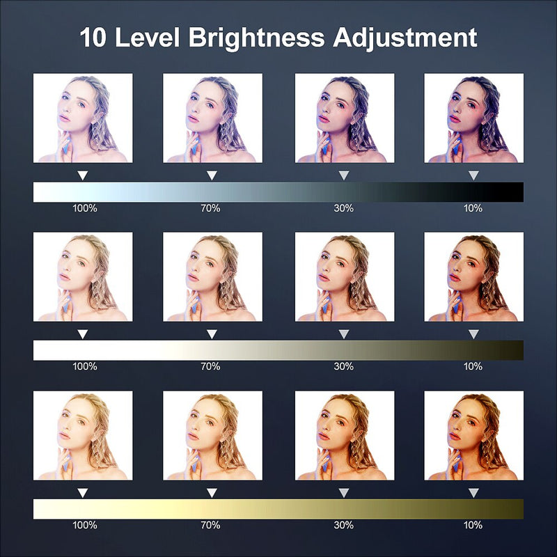Anillo de luz LED para Selfie regulable para vídeo, lámpara de anillo USB, luz de fotografía con soporte para teléfono, trípode de 2M para maquillaje de Youtube