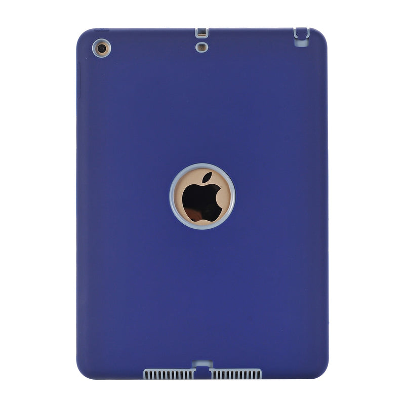 Cases For  iPad 9.7&quot; 2017 2018(A1822/A1893),High-Impact Shockproof 3 Layers Soft Rubber Silicone+Hard PC Protective Cover Shell