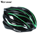 WEST BIKING Ultralight Integrally Molded Bicycle Helmet Mountain MTB Men Women Bike Helmet Bicycle Protection Cycling Equipment