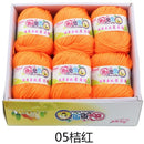 6balls/lot 73 Colors Milk Cotton Yarn Baby Wool Yarn DIY Knitting Children Sweater Hat Hand Knitted Yarn Knit Blanket Crochet