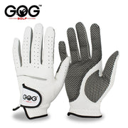 1 Stück Golfhandschuhe Herren linke/rechte Hand weiche atmungsaktive reine Schafsleder echtes Leder mit Anti-Rutsch-Granulat Herren Golfhandschuh