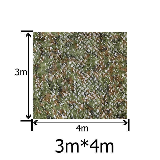 2X3m to 5X10m Outdoor Camping Military Camouflage Nets Woodland Army Camo netting Camping Sun ShelterTent Shade sun shelter