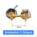 2/3/4/5 Ways Water Outlet Screw Thread Center Distance 10cm 12.5cm Mixing Valve Brass Bathroom Shower Mixer Faucet Tap Cabin