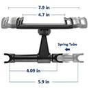 Univerola Car Holder Back Seat Mount Stand Adjustable Car Mount Mobile Holder Tablet Holder 5-10inch Support Bracket For Phone