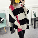 2022 Women Pullover Female Sweater Fashion Autumn Winter  Shawl Warm Casual Loose Knitted Tops