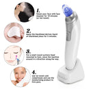 Beauty Star Vacuum Blackhead Remover Facial Vacuum Suction Pore Cleaner Pimple Comedo Removal Microdermabrasion Face Cleaning