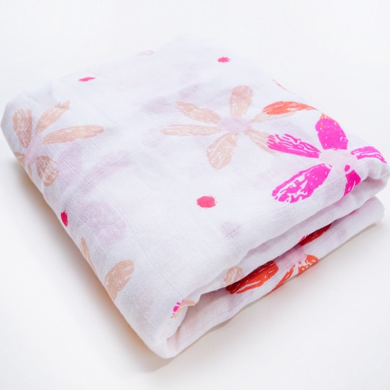 Muslinlife Cotton Bamboo Baby Receiving Blanket Soft Newborn Baby Blanket Bath Towel Infant Muslin Swaddle Wrap Baby Accessories