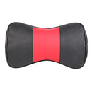 1 pc top layer leather car Headrest support neck/Auto seat safety pillow cowhide/ O SHI CAR pillow protection cervical spine
