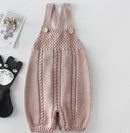 Baby Knitting Rompers Cute Overalls Newborn Girls Boys Clothes Baby Girl Boy Sleeveless Romper Jumpsuit Toddler Knit Romper
