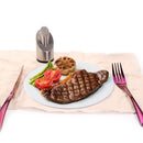 Juego de salero y pimentero para especias con agujeros, herramientas de cocina de acero inoxidable 304 de alta calidad de Leeseph