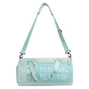 New Women Gym Sports Bag Outdoor Travel Letter Printing Portable Dry Wet Separation Training Men Fitness Backpack