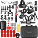 Vamson for Gopro 10 9 Accessories set for go pro hero 9 8 7 6 5 kit mount for Insta for DJI Osmo Action for yi 4k for eken VS84