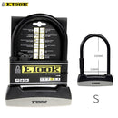 Etook U-lock Bike Lock Anti-theft Steel Electric Bicycle Scooter Convenient Lock Frame Bicycle Accessories ET110