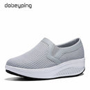 Spring Women's Swing Shoes Mesh Woman Loafers Flat Platforms Female Shoe Casual Wedges Ladies Shoes Height Increasing Footwear