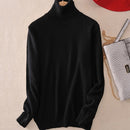 Cashmere Sweater Women Turtleneck 2021 Winter White Women&