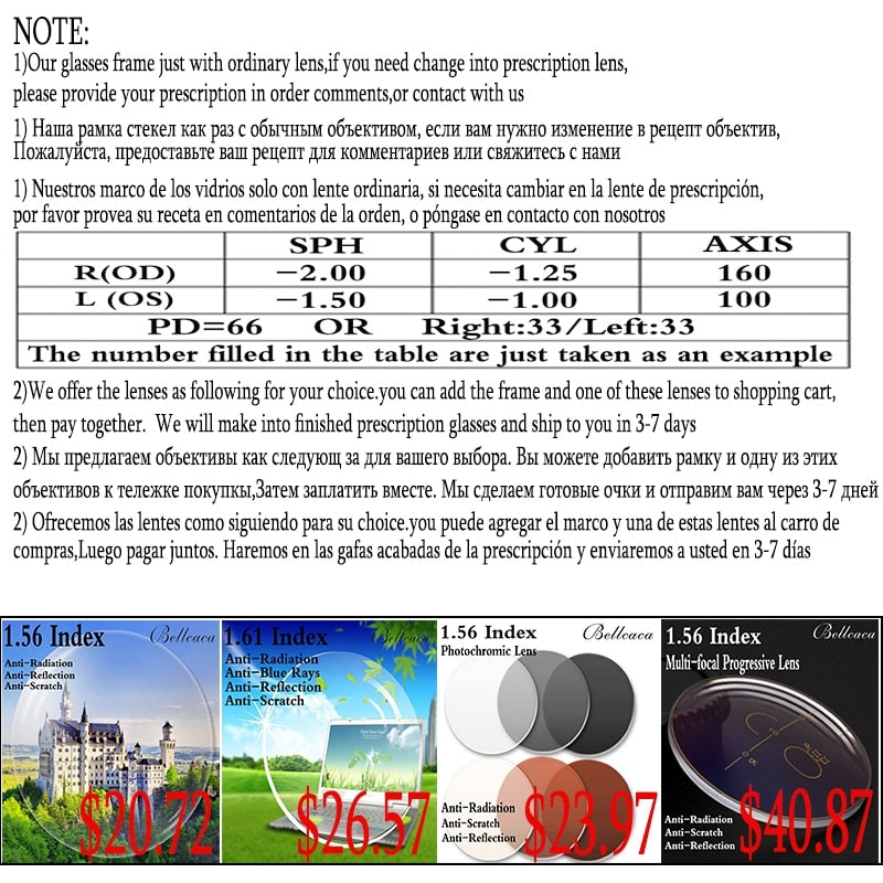 Belmon Cat Eye Spectacle Frame Women Eyeglasses Computer Prescription Optical For Female Eyewear Clear Lens Glasses Frame 95537