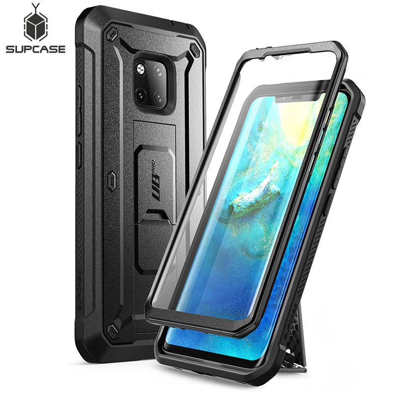 SUPCASE para Huawei Mate 20 Pro Estuche LYA-L29 UB Pro Estuche resistente de cuerpo completo resistente con protector de pantalla incorporado y soporte