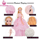 Muñeca con 83 accesorios DIY Dressup Toys para niñas Fashionista Ultimate Fashion Princess Dolls Set
