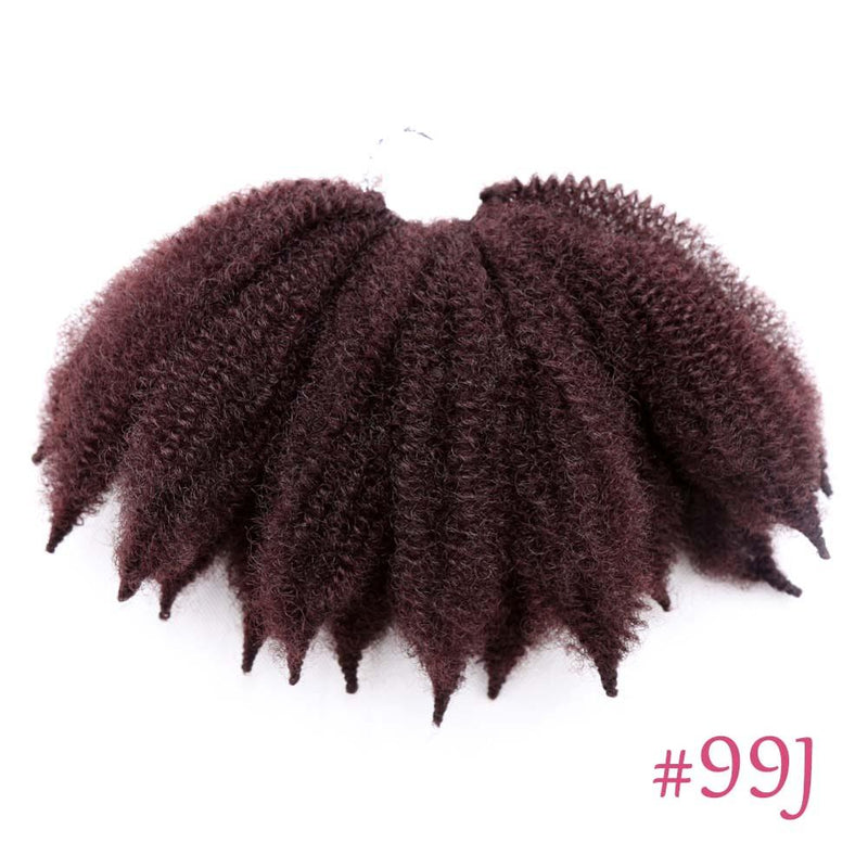 Amir Soft Afro kinky Curly Twist Braids Crochet Hair Synthetic Braiding Hair Extension For Black/ White Women