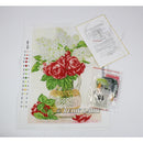 28.5x41cm Accurate Printed Crystal Beads Embroidery Kits Flowers Vase Beadwork Crafts Needlework DIY Beaded Cross Stitch APT576