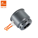 Feuerahorn Kochgeschirr Campingtöpfe Set Outdoor Camping Faltbarer Wärmetauscher Aluminiumlegierung für 2-3 Personen FMC-218