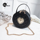 2021 Summer Female Women Messenger Bag Korean Edition Fashion Small Round Bag Mini Bag Circular Shoulder Bag