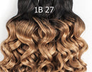 4/6 Bundles 50 g / pc T 1B 27 Honey Blonde Ombre Brasileño Onda de agua Marrón Negro Remy Cabello humano Bob corto Estilo MOGUL HAIR