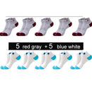 10 Pairs New Spring Summer Cotton Socks Boat Mesh Breathable Men&