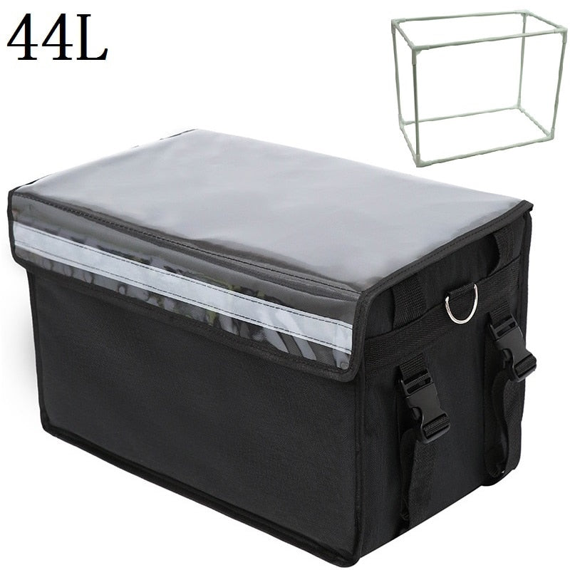 44L Extra Large Cooler Bag Car Ice Pack Insulated Thermal Lunch Pizza Bag Fresh Food delivery Container Refrigerator Bag NB24