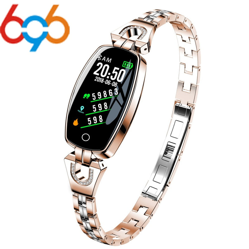 696 H8 Smart Watch Women Smartwatch Heart Rate Blood Pressure Pedometer Waterproof Fitness Activity Tracker Bracelet Xiaomi Band