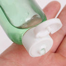 20 piezas 10/20/30/50/60/100/120ml botellas de champú de plástico Vail vacío para contenedor de viaje loción cosmética