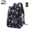 Mochilas escolares OKKID para niñas, mochila para ordenador portátil, mochila usb, mochilas para niños, mochila escolar con bonito gato para niñas, mochila