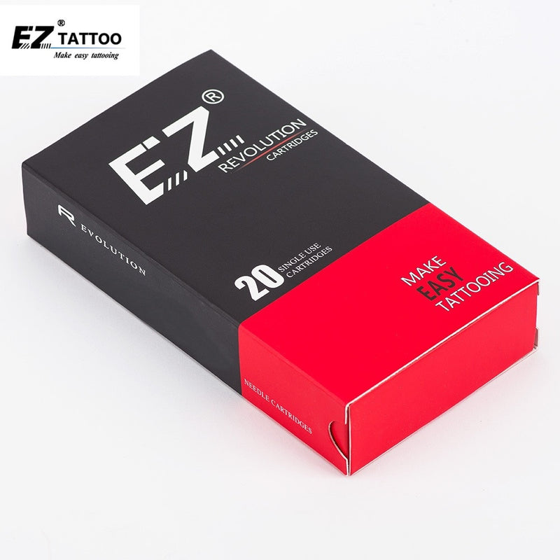 EZ Assorted New Mixed Revolution Tattoo Cartridge Needles RL RS M1 CM für Cartridge Machine Grips Tattoo Supply 200 Stück/Menge