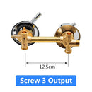 2/3/4/5 Ways Water Outlet Screw Thread Center Distance 10cm 12.5cm Mixing Valve Brass Bathroom Shower Mixer Faucet Tap Cabin