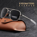 Fashion Black American Army MILITARY Polarized Pilot Sunglasses Mens Brand American Optical Polarized Sun Glasses Oculos De Sol
