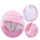 Newborn Baby Girl Clothes 0-3 months Winter Thick Warm Baby Footies Cotton Infant Kid&