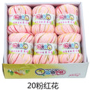 6balls/lot 73 Colors Milk Cotton Yarn Baby Wool Yarn DIY Knitting Children Sweater Hat Hand Knitted Yarn Knit Blanket Crochet