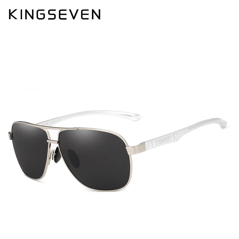 KINGSEVEN New Aluminum Brand New Polarized Sunglasses Men Fashion Sun Glasses Travel Driving Male Eyewear Oculos N7188