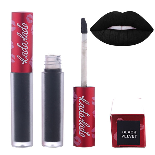 Brand Lip Gloss Waterproof Nude Long Lasting Matte Liquid Lipstick Kit  Red Lip Stick Lip Makeup Lipgloss Beauty Cosmetics Set