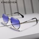 KINGSEVEN 2019 DESIGN Vintage Fashion Sun glasses Rimless Women Sunglasses Gradient Lens Brand Designer Oculos De Sol Feminino