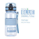 UZSPACE Sports Water Bottle Kids Tour Plastic kettle Portable LeakProof Children My Favorite Drink Bottle 350ml Tritan BPA Free