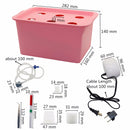 6 Holes Plant Site Hydroponic System Indoor Garden Cabinet Box Grow Kit Bubble Garden Pots Planter Nursery Pot 220V/110V 1 Set