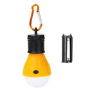 3 LEDs Tent Hanging Lamp 3 Modes LED Bulb Carabiner Bulb Light Portable Lantern Outdoor SOS Camping Lamp Emergency Lighting AAA